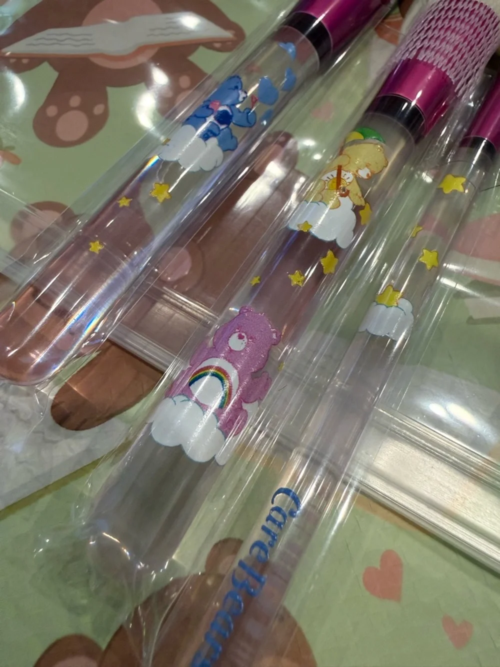 Care Bears Set of 3 Face Brushes